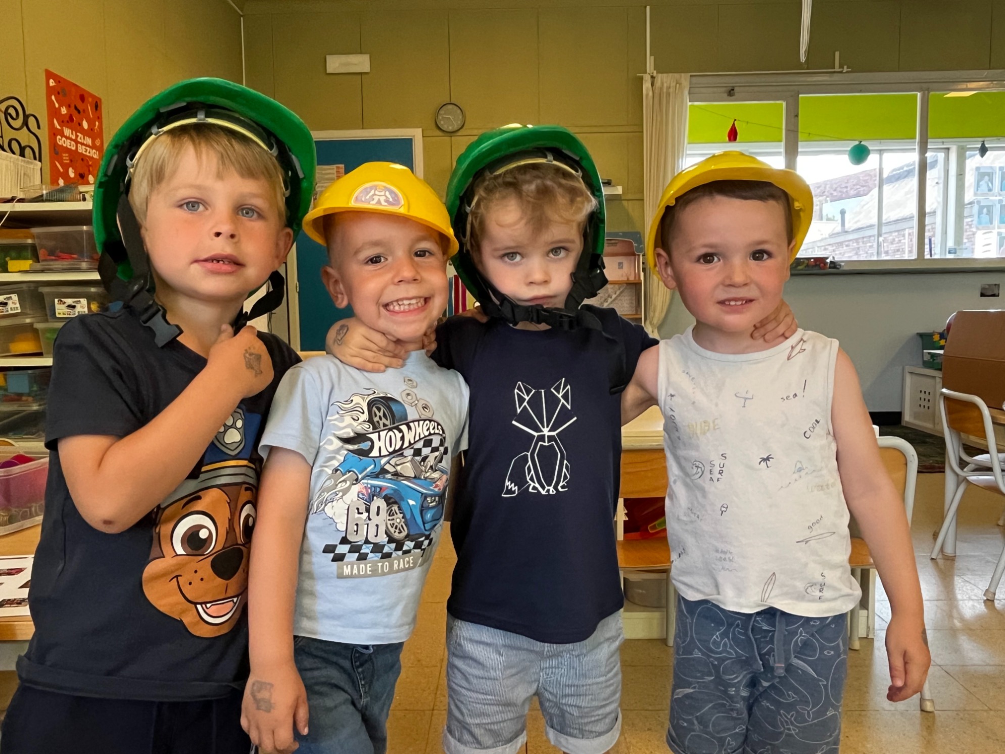 Een klasbezoekje in juni