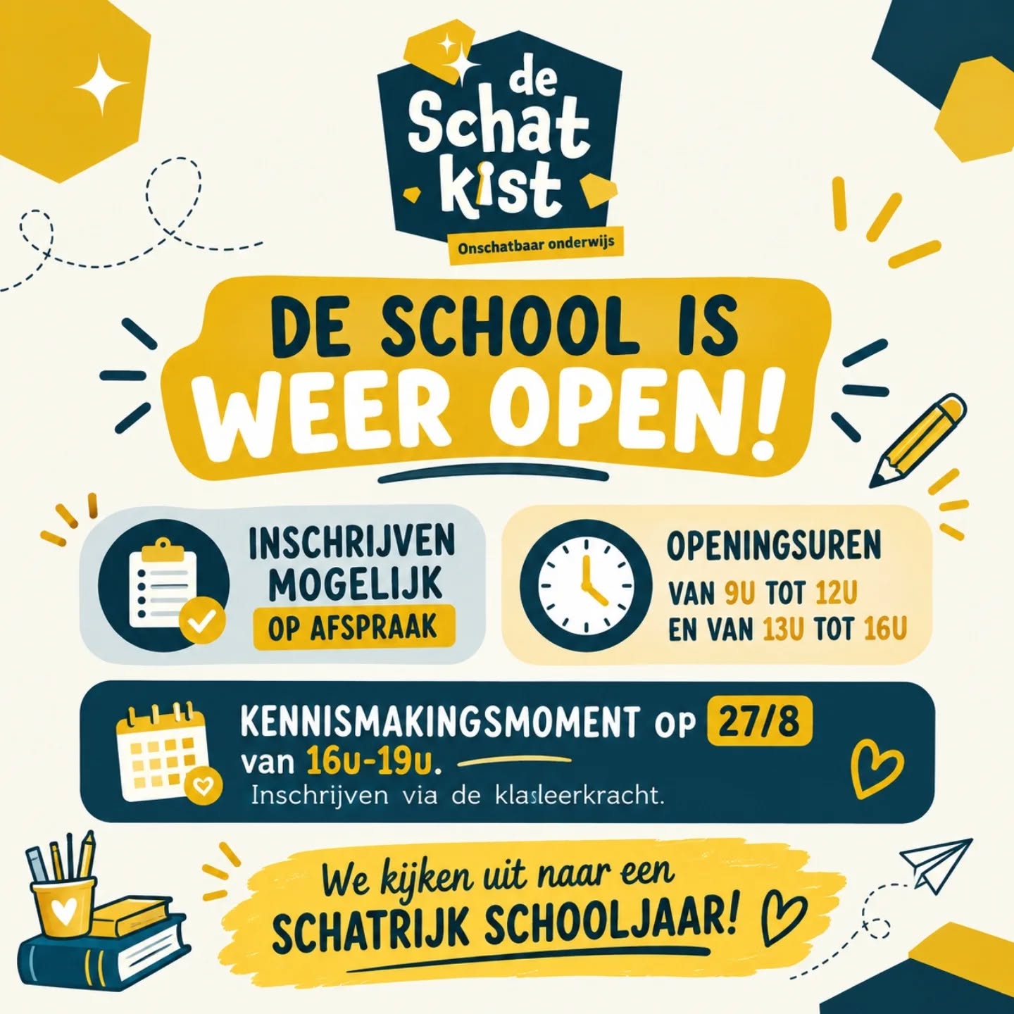 Welkom terug!