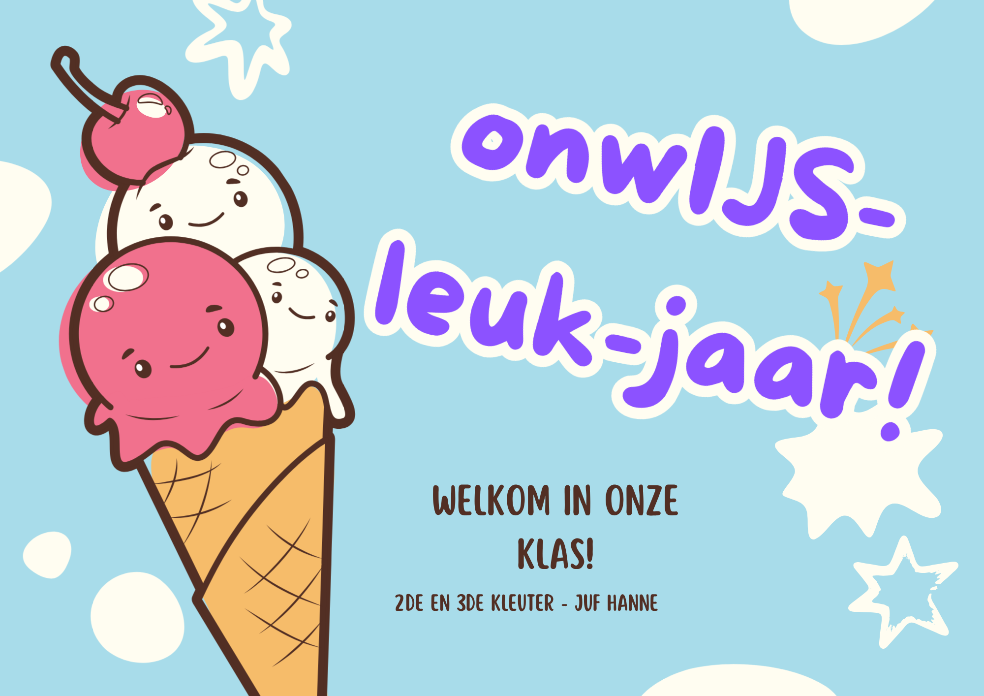 Welkom in onze klas!
