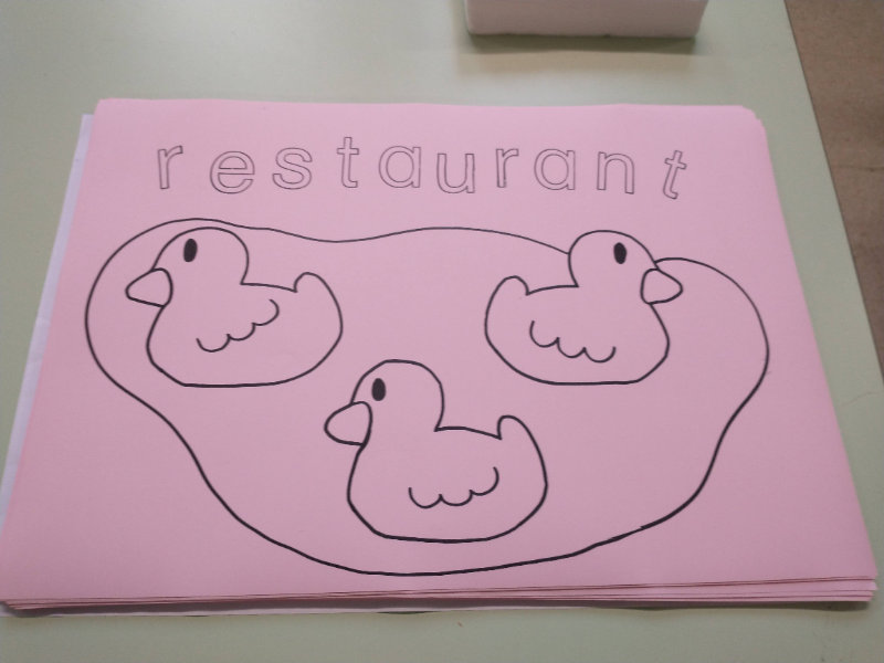 Thema Restaurant "De roze eendjes"